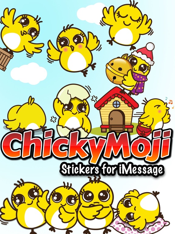 Screenshot #4 pour ChickyMoji Stickers