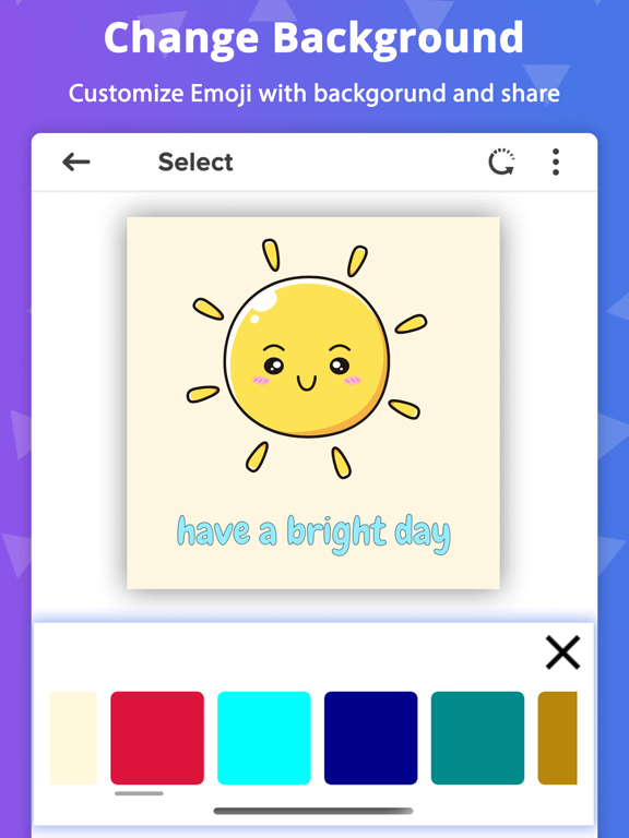 Screenshot #6 pour Animated Gif Maker Emoji Maker