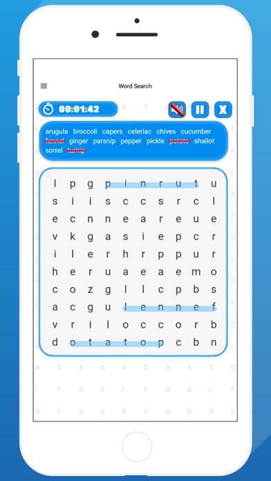 Word Search Puzzles. Screenshot