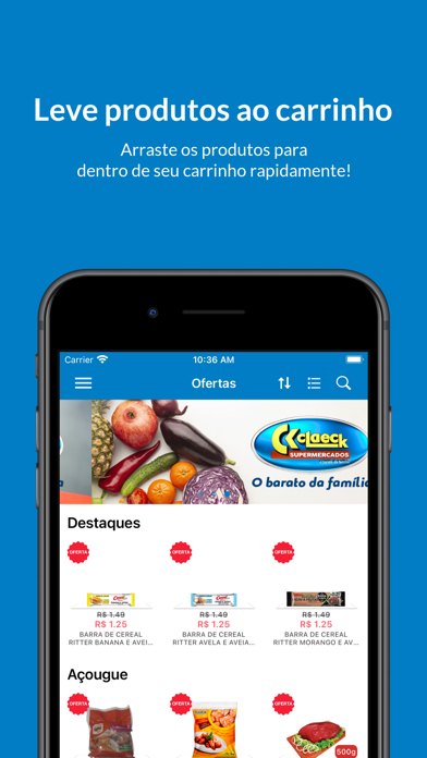 Claeck Supermercados Screenshot