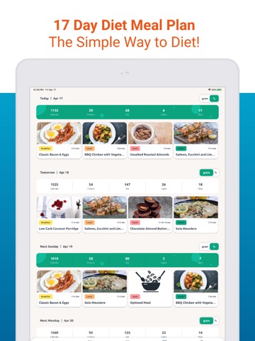 17 Day Diet Meal Planのおすすめ画像1