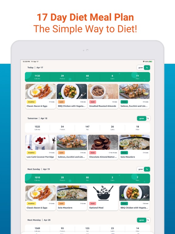 Screenshot #4 pour 17 Day Diet Meal Plan