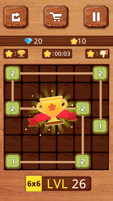 NEXUS : wooden logic puzzle Screenshot