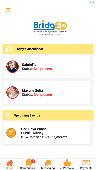 BridgED Parent Screenshot