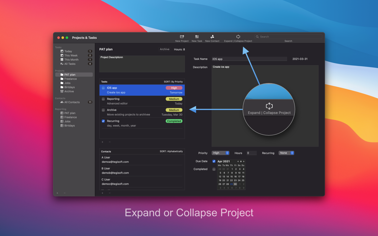 Projects & Tasks screenshot 14