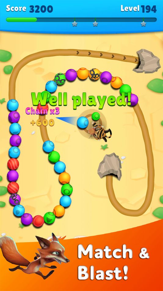 #1. Marble Wild Friends (iOS) 由: Blackout Lab SL