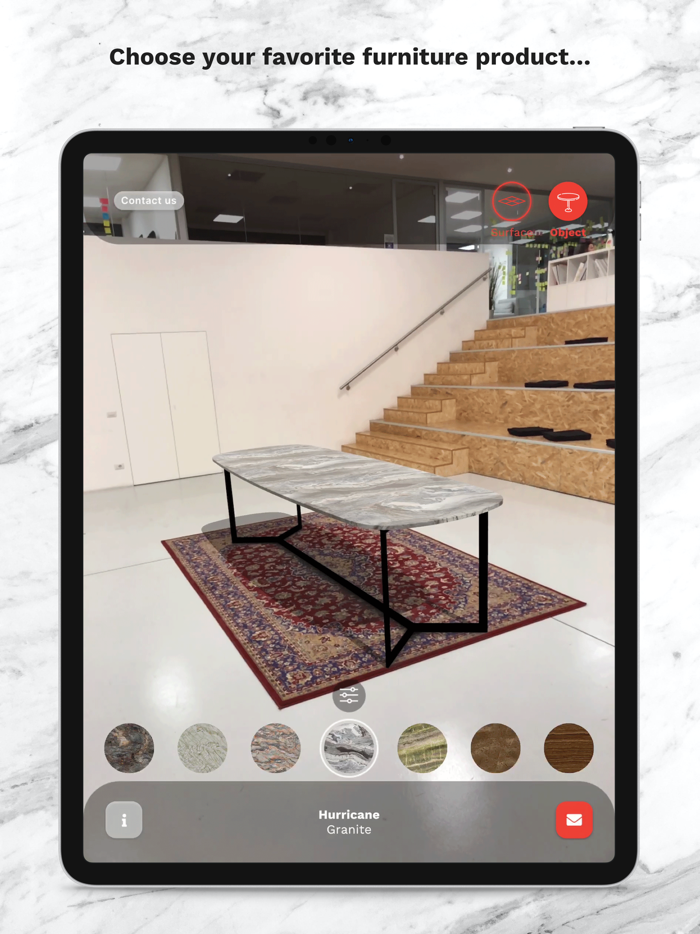 My Floor AR marble furnishing