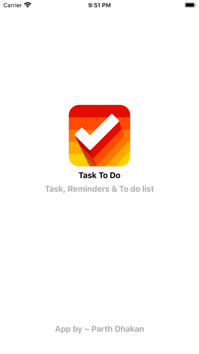 Screenshot #1 pour Task ToDo!
