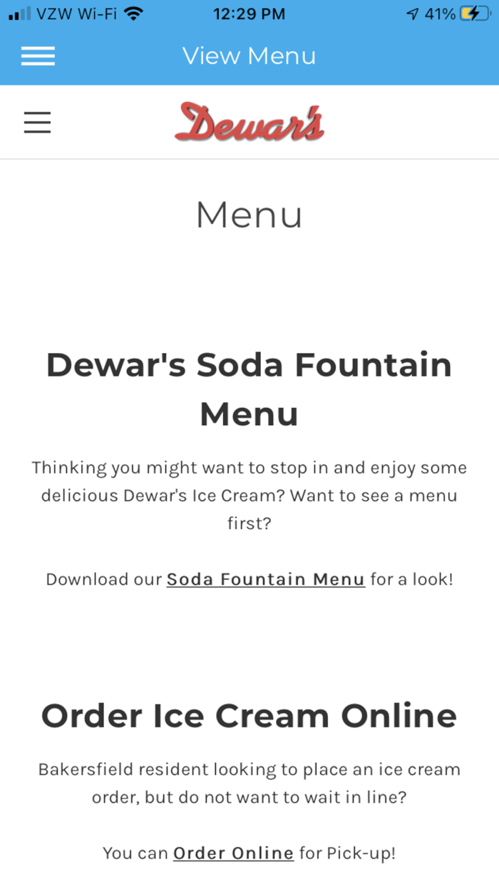 Dewars Candy Shop Inc.