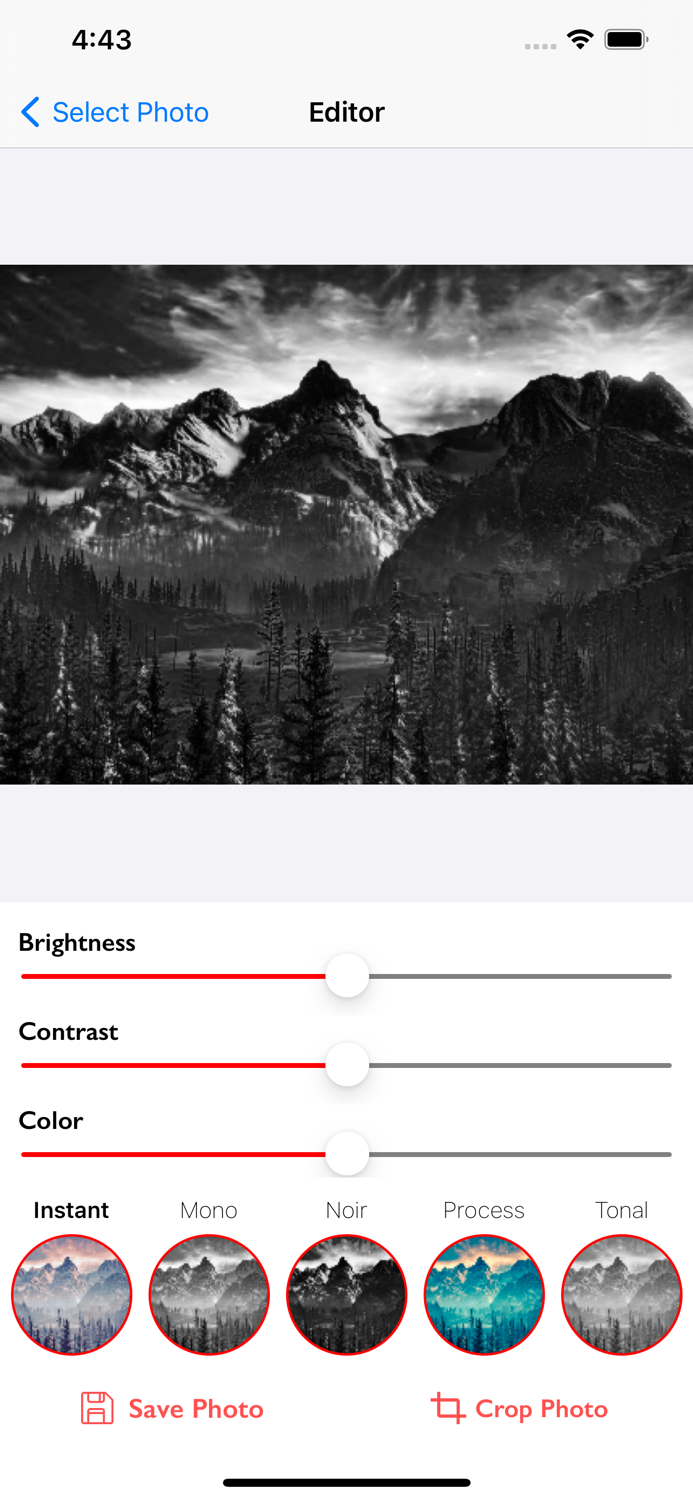 Photo Filter With Cropper