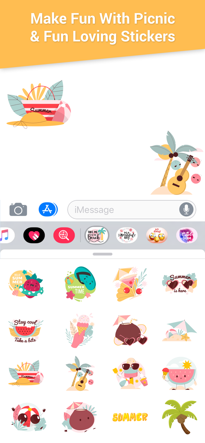 Picnic and Fun Loving Stickers