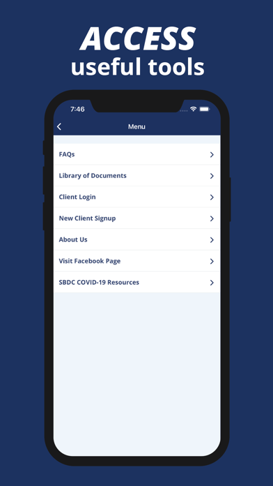 Virgin Islands SBDC Screenshot