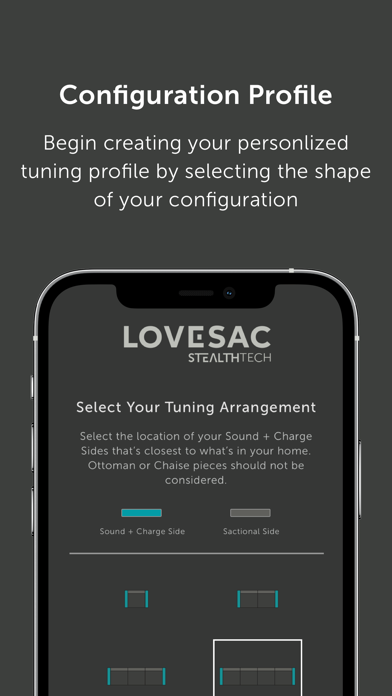Lovesac StealthTech Screenshot