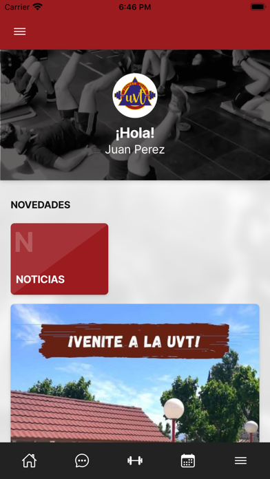 UVT Fitness Club Screenshot