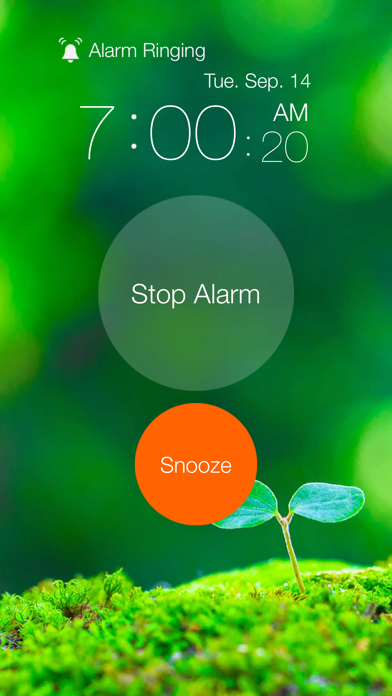 Screenshot #1 pour One Touch Alarm Clock