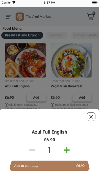 The Azul Monkey Coffee Shop Screenshot