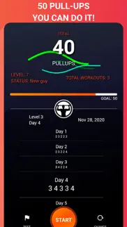 50 pullups workout bestronger iphone screenshot 2