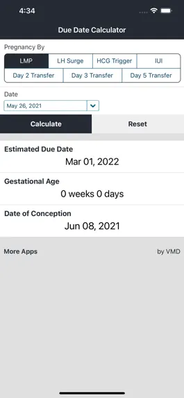 Game screenshot Due Date Calculator: Fertility mod apk