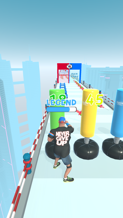 Wrestling Runner! Screenshot