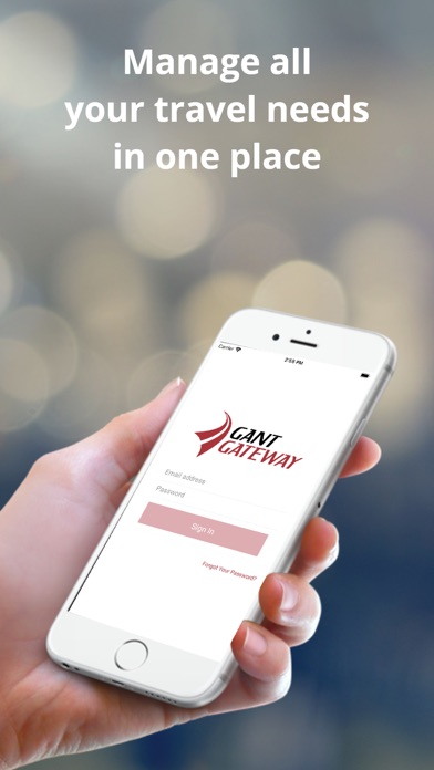 Gant Gateway App Screenshot