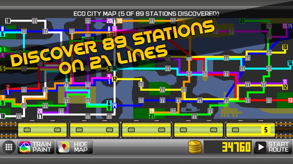 #2. Subway Simulator 2D (iOS) 由: Daniel Viktorin