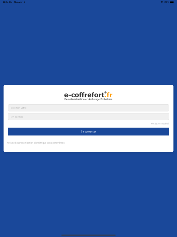Screenshot #4 pour e-coffrefort