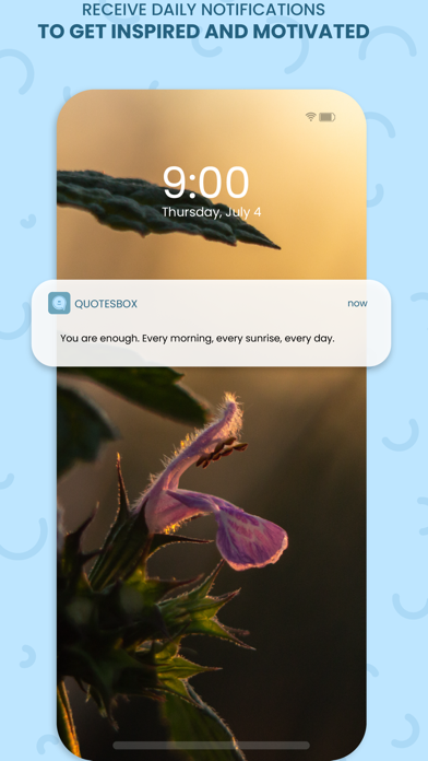 Quotes Box App Screenshot