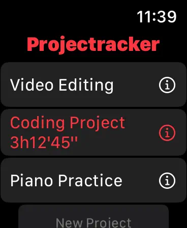 Screenshot #1 pour Projectracker