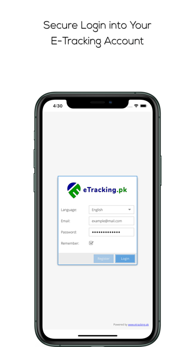 Screenshot #1 pour E-Tracking - Live View Tracker