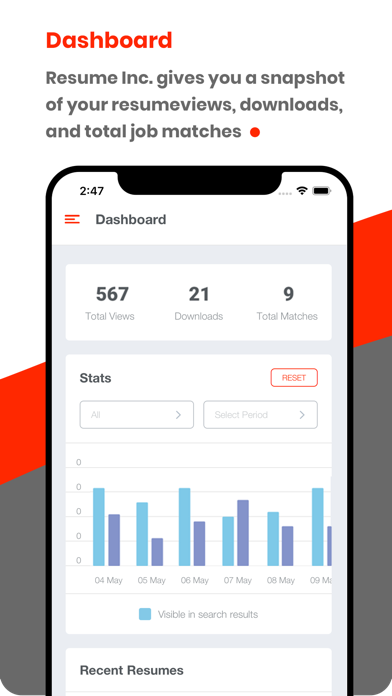 Resume Inc. Screenshot