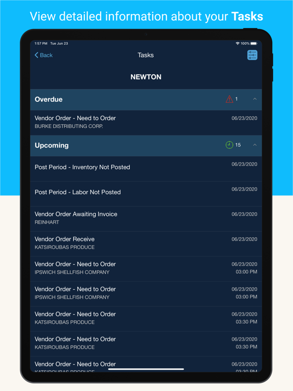 Crunchtime Impact iPad screenshot 7 - Business app