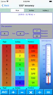 slider pro imperial calculator iphone screenshot 4