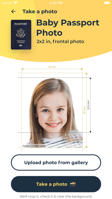 Passport Photo US - 2x2 Size Screenshot 3 - AppWisp.com Passport Photo US - 2x2 Size Screenshot 3 - AppWisp.com