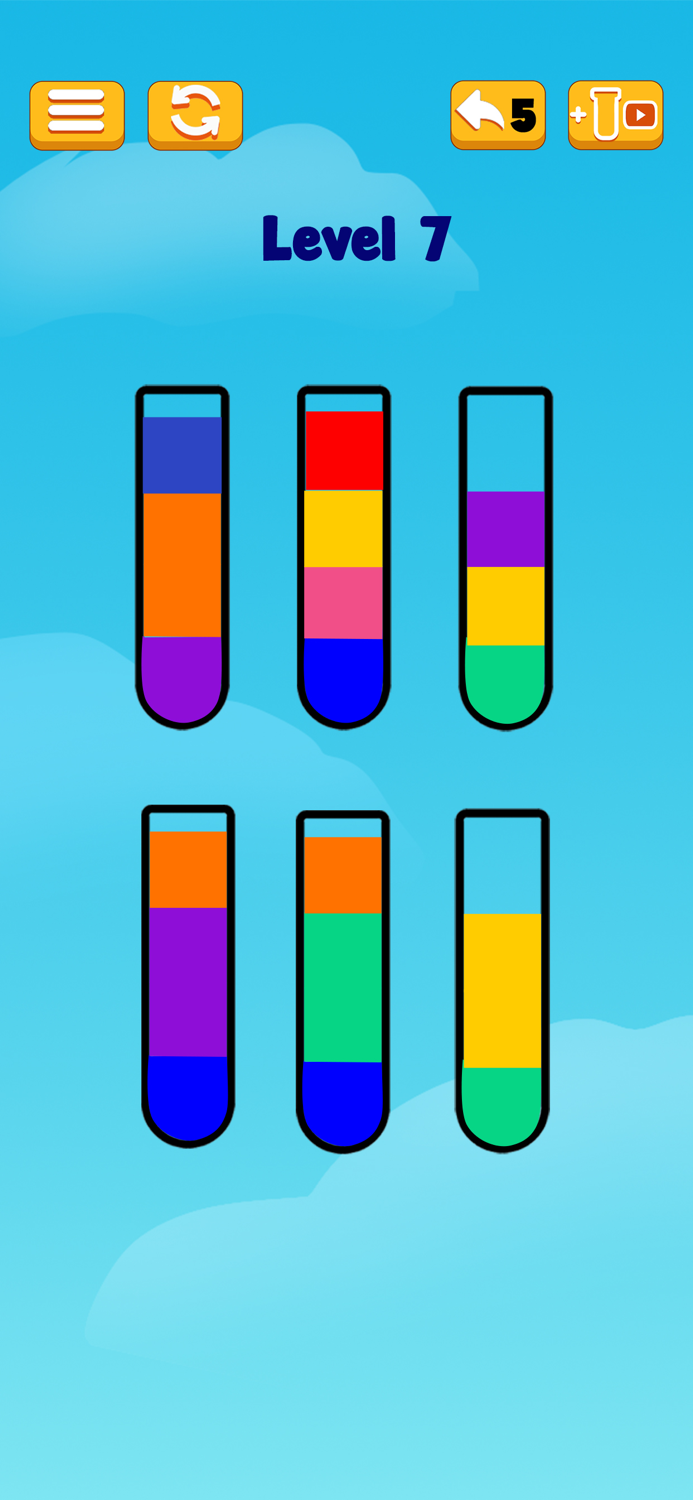Water Sort Puzzle Sorting