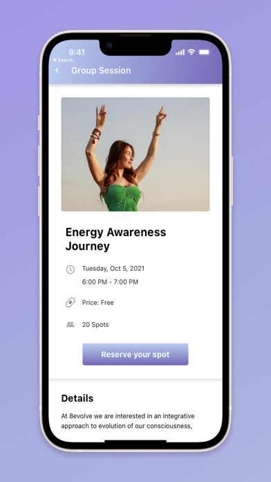 Evolve: Meditation & Wellness Screenshot