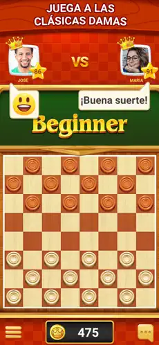 Captura de Pantalla 1 Damas: Online y Offline iphone