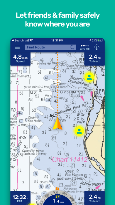 PRO CHARTS - Marine Navigation Screenshot