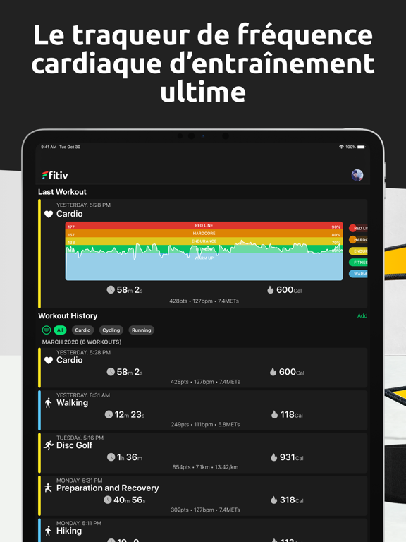 Screenshot #4 pour FITIV Pulse Moniteur de Sport