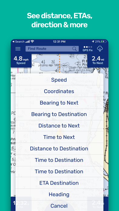 PRO CHARTS - Marine Navigation Screenshot