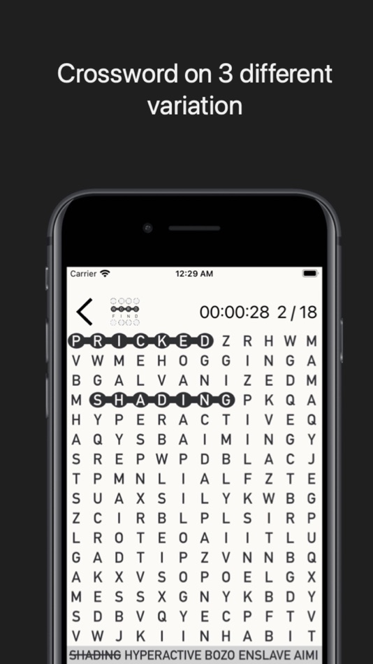 #3. Words Find (iOS) 由: SikYi Chan