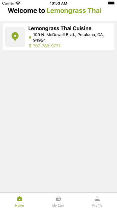 Lemongrass Thai Screenshot