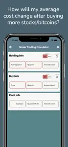 Stock Average Calculator+ screenshot #1 for iPhone
