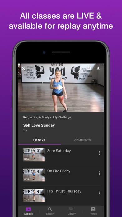 PassionFIT Live Screenshot