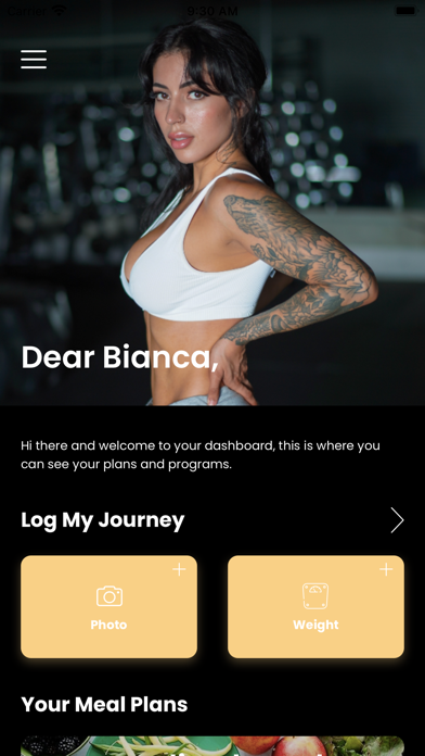 Bianca Taylor Fitness Screenshot