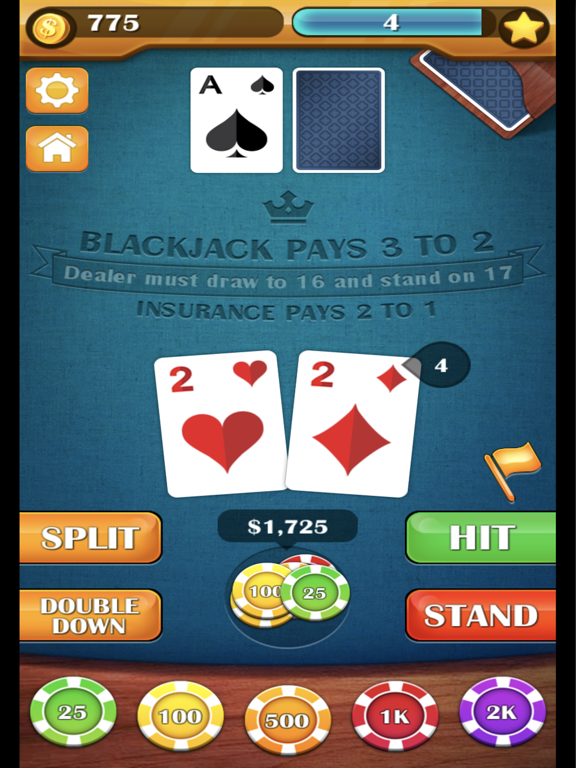 Screenshot #6 pour Blackjack 21! Casino Card Game