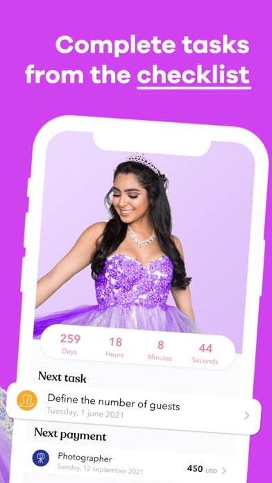 Quincy - Quinceanera Planning Screenshot