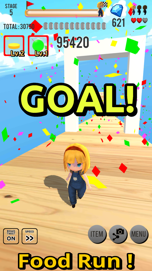 #6. Food Run Game: simple run game (iOS) 由: myu apps