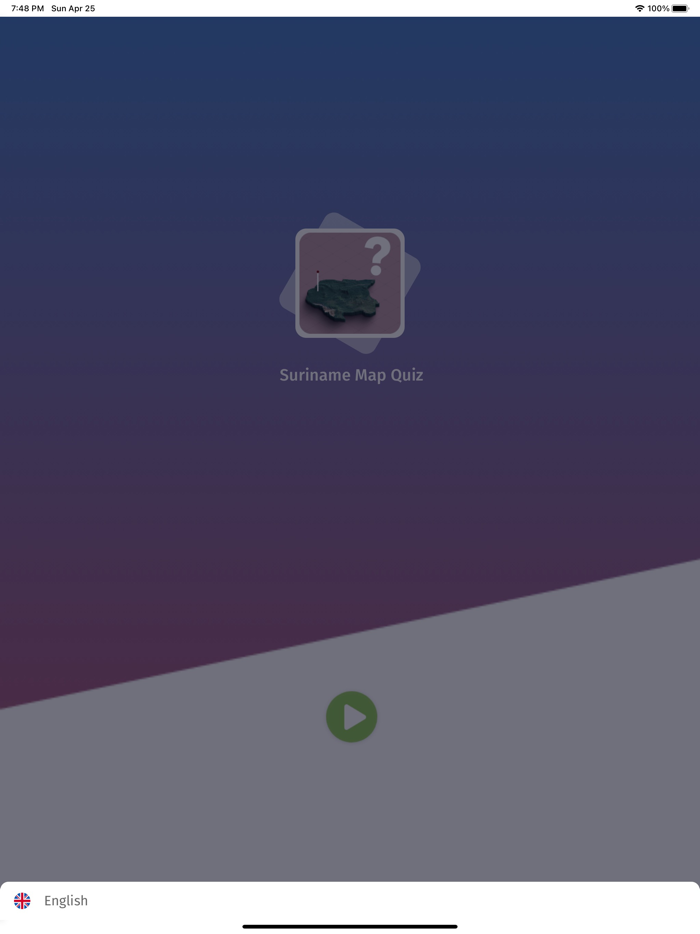 Suriname Provinces Quiz Game