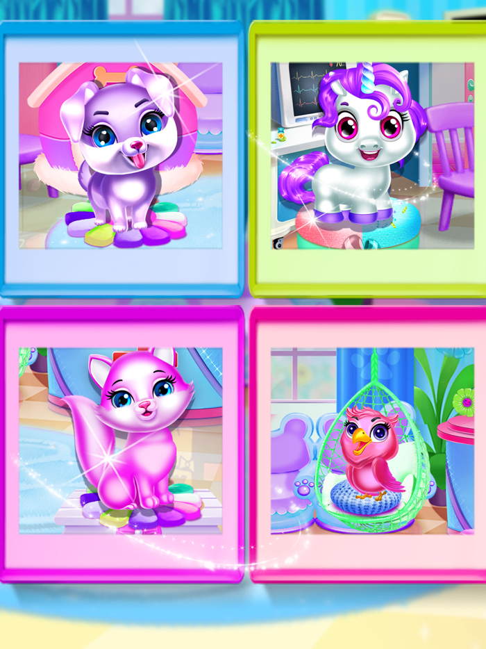 Baby Pets Doctor Dentist Game