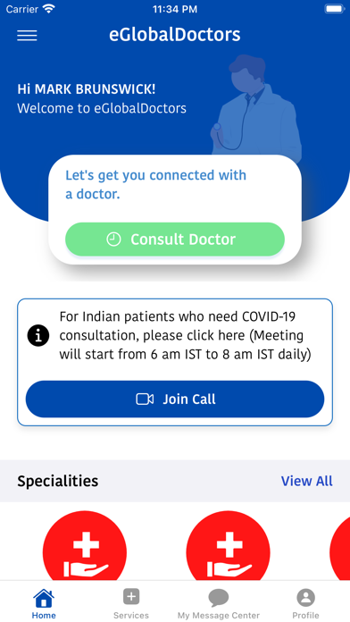 eGlobalDoctors Screenshot